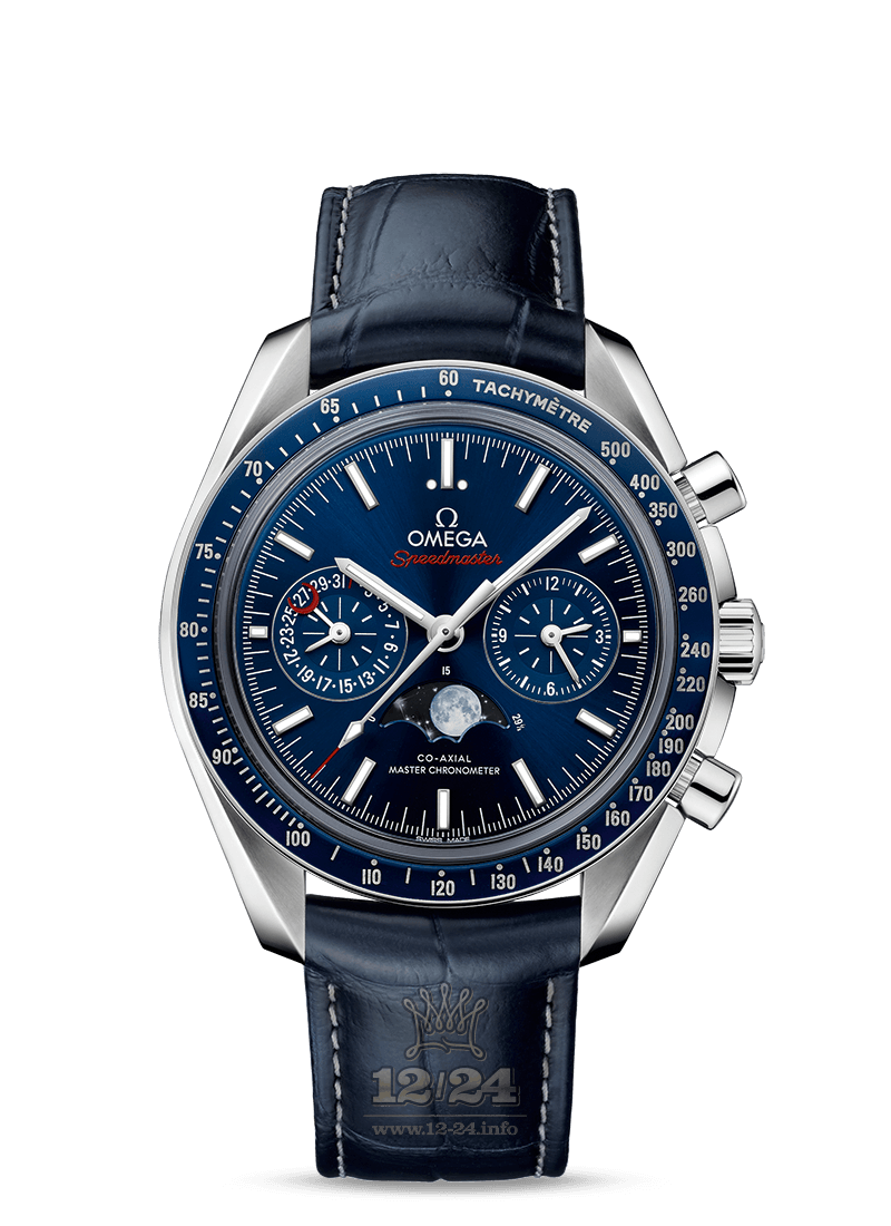 Omega Speedmaster Watch 304.33.44.52.03.001 44 mm Stainless steel Case Dark blue Dial