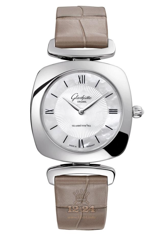 Glashutte Ladies Watch 103-02-05-02-30 31 mm Stainless steel Case White Dial