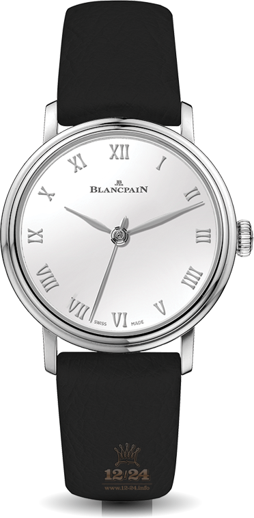Blancpain Villeret Watch 6127-1127-95A 29 mm Stainless steel Case Silver Dial