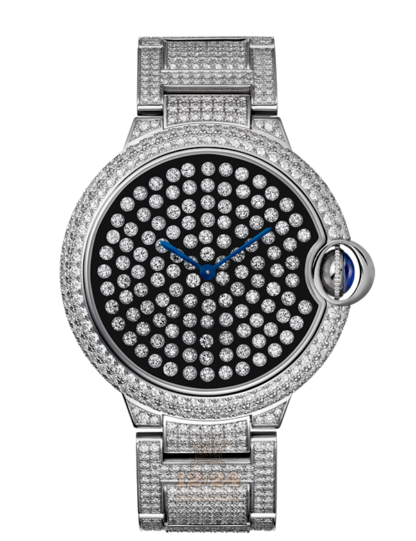 Cartier Ballon Bleu de Cartier Watch HPI01032 42 mm White gold Case Black Silver Dial