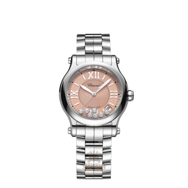 Chopard Happy Sport Watch 278559-3025 36 mm Stainless steel Case Pink Dial