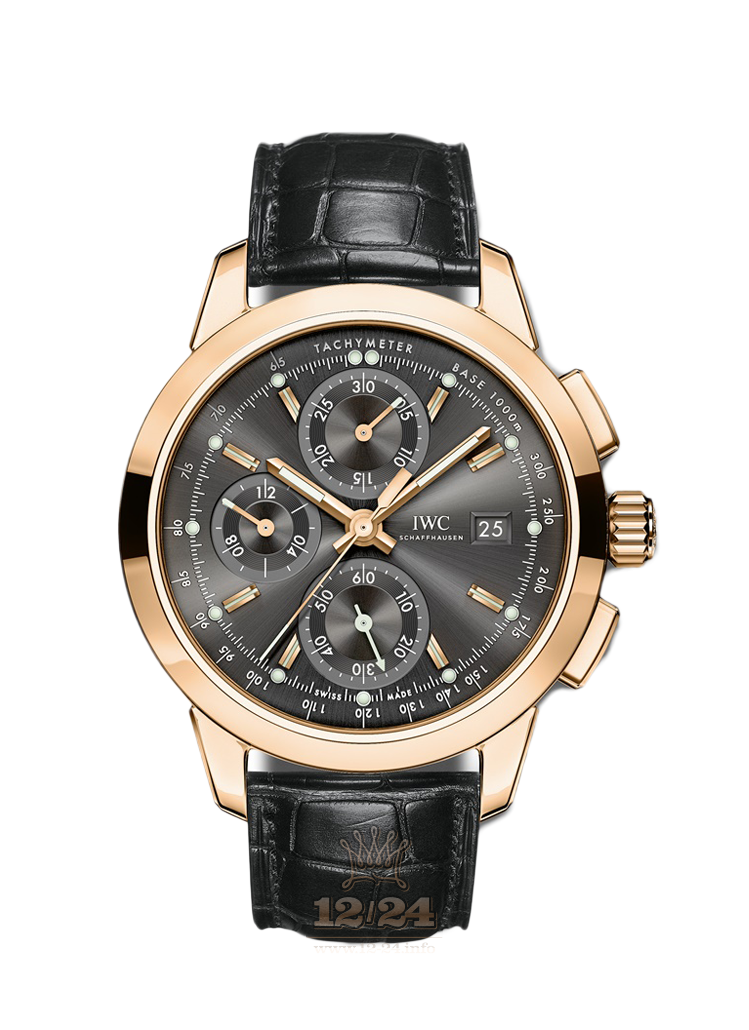 IWC Ingenieur Watch IW380803 42 mm Pink gold Case Gray Dial
