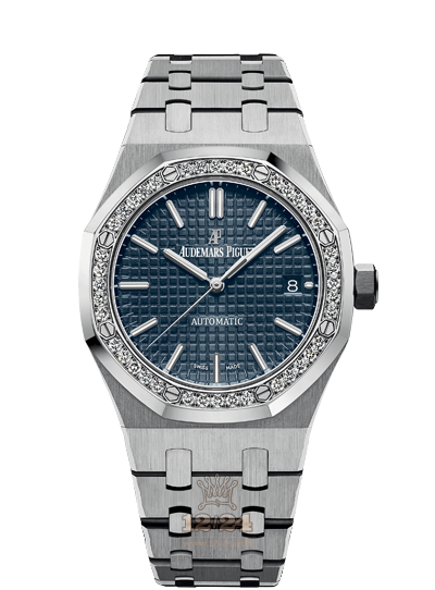Audemars Piguet Royal Oak Watch 15451ST.ZZ.1256ST.03 37 mm Stainless steel Case Dark blue Dial