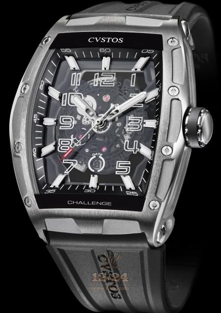 Cvstos Challenge Watch Challenge GT Jet-Liner II Stainless steel Case Black Dial