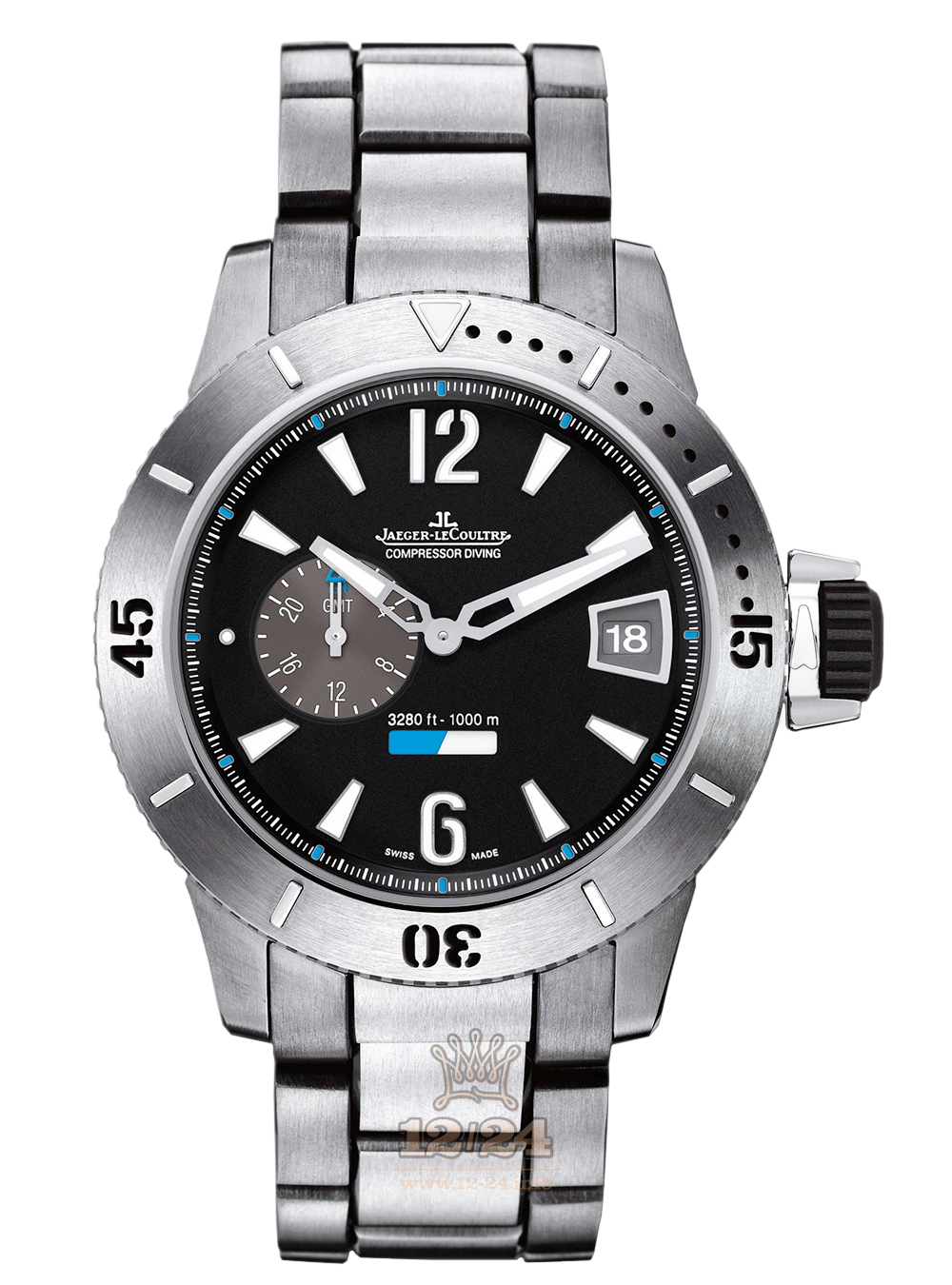 Jaeger-LeCoultre Master Extreme Watch 184T170 46 mm Titanium Case Black Dial
