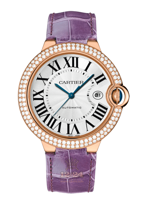 Cartier Ballon Bleu de Cartier Watch WE900851 42 mm Pink gold Case Silver Dial