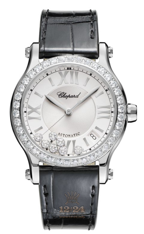 Chopard Happy Diamonds Watch 278559-3003 36 mm Stainless steel Case Silver Dial