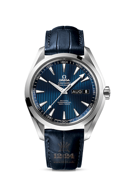 Omega Aqua Terra 150 M Watch 231.13.43.22.03.002 43 mm Stainless steel Case Dark blue Dial