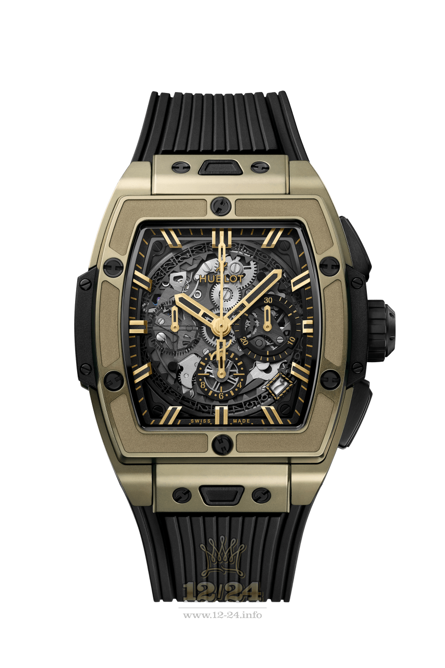 Hublot Spirit Of Big Bang Watch 642.MX.0130.RX 42 mm Yellow gold Case Black Dial