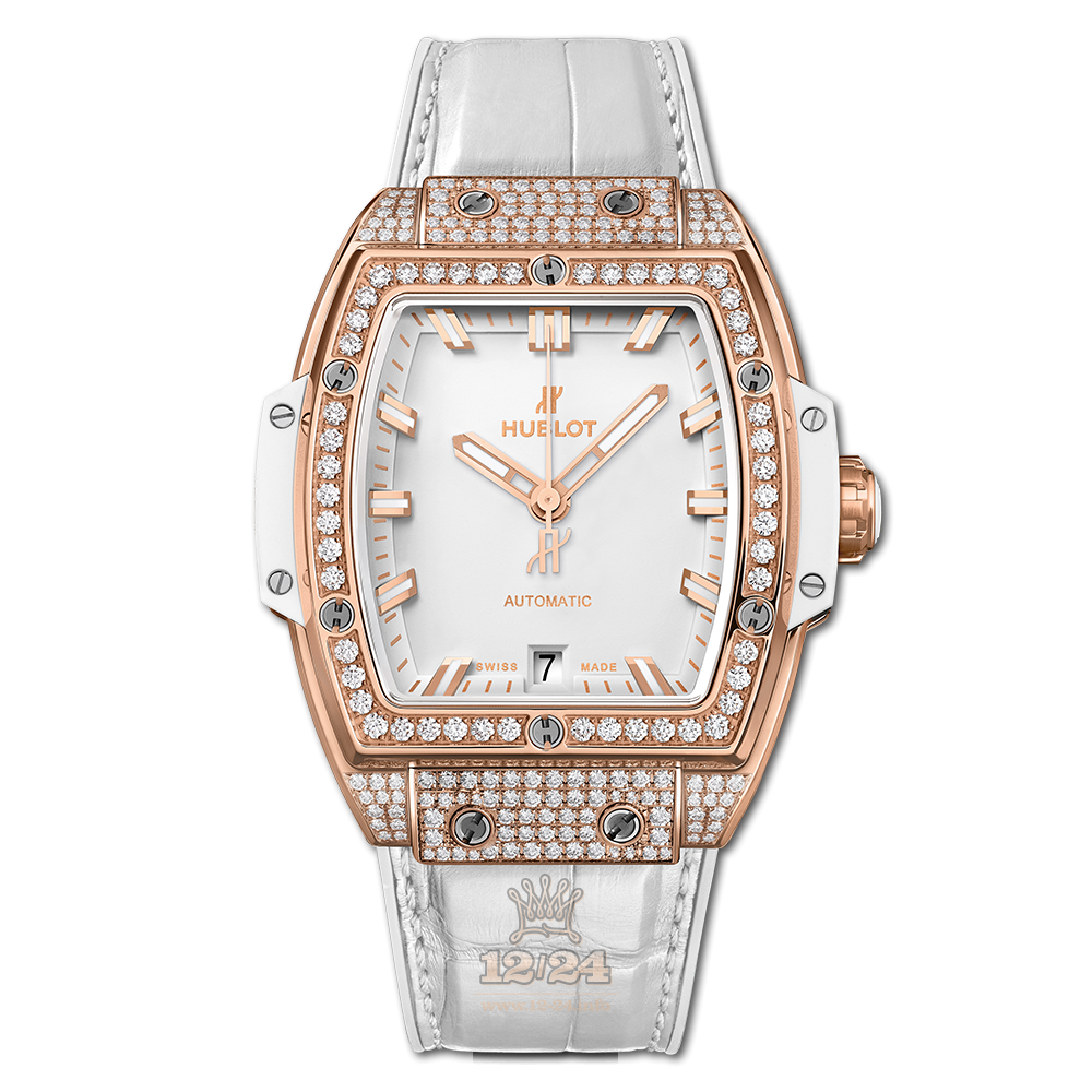 Hublot Spirit Of Big Bang Watch 665.OE.2080.LR.1604 39 mm Pink gold Case White Dial