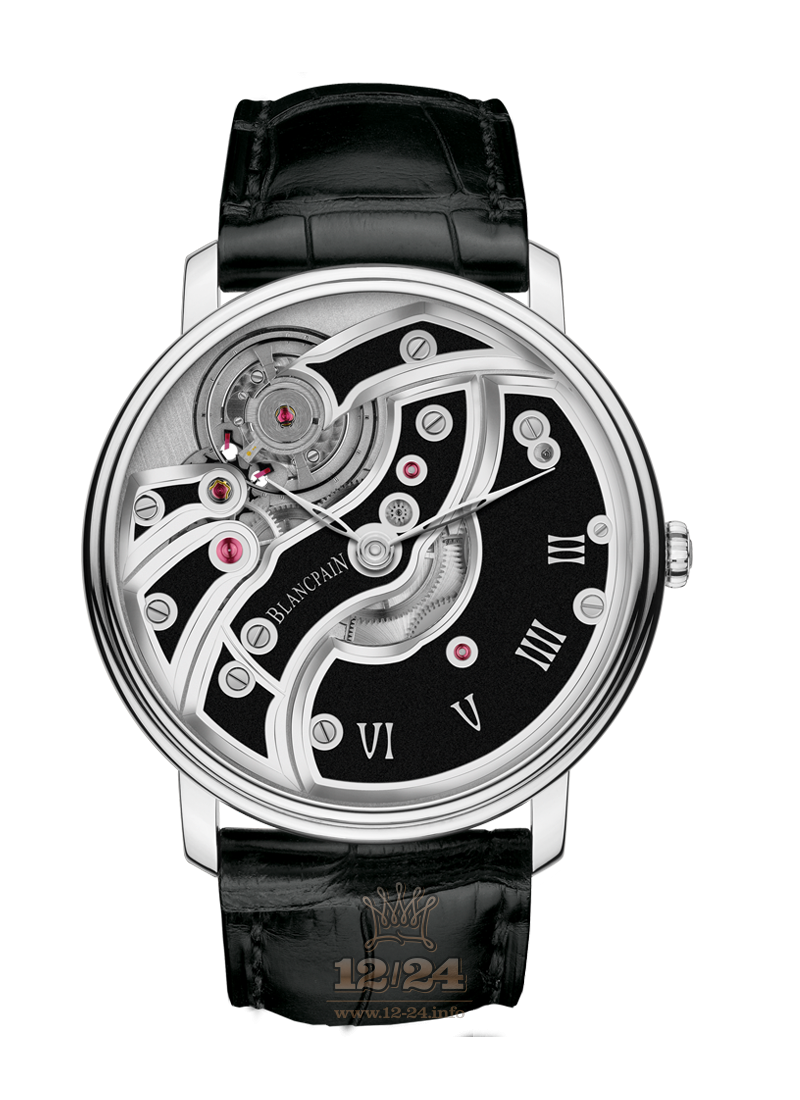 Blancpain Villeret Watch 6616-1530-55B 43 mm White gold Case