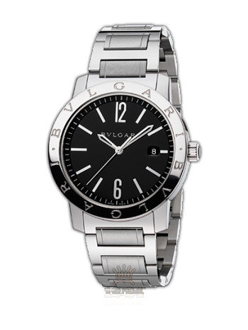 Bvlgari Bvlgari Bvlgari Watch 101868 BB41BSSD 41 mm Stainless steel Case Black Dial