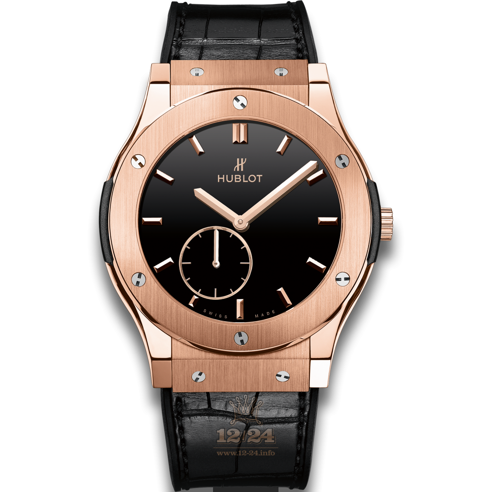 Hublot Classic Fusion Watch 515.OX.1280.LR 45 mm Red gold Case Black Dial