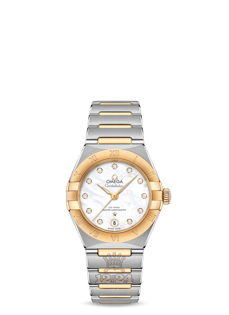 Omega Constellation Watch 131.20.29.20.55.002 29 mm Steel / Yellow gold Case White Dial