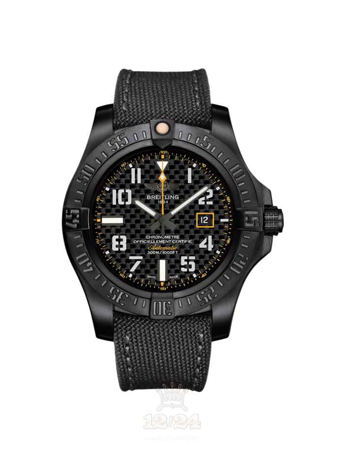 Breitling Avenger Watch V173104T|BF89|100W|M20BASA.1 48 mm Titanium Case Black Dial