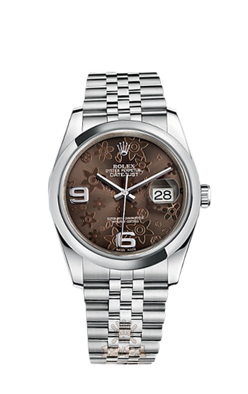 Rolex Datejust Watch 116200-0087 36 mm Stainless steel Case Brown (chocolate) Dial