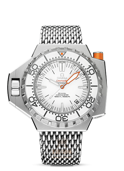 Omega Ploprof 1200 M Watch 224.30.55.21.04.001 55 mm Stainless steel Case White Dial