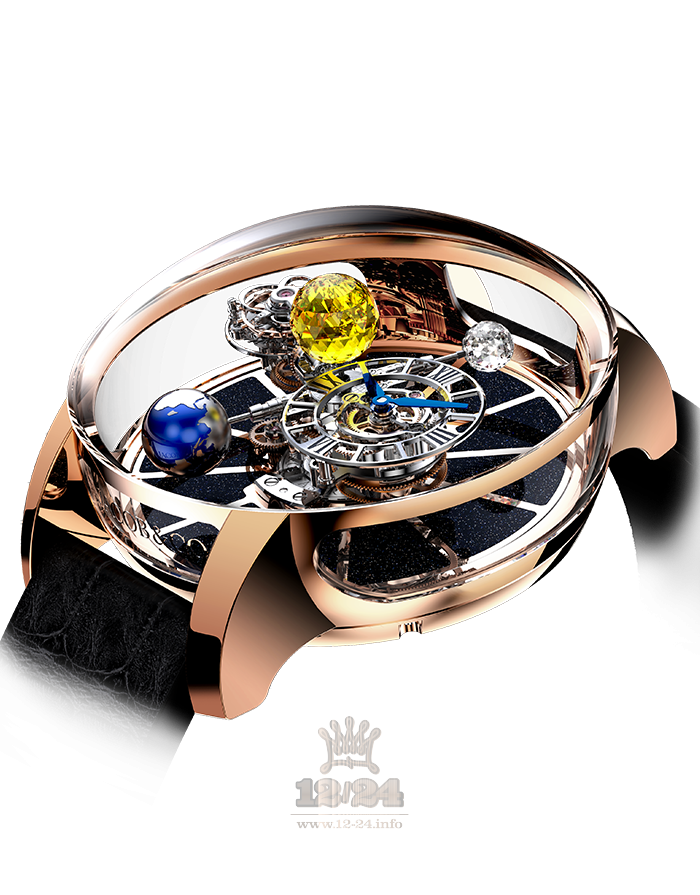 Jacob & Co Grand Complication Masterpieces Watch AT130.40.AC.SD.A 50 mm Pink gold Sapphire Case