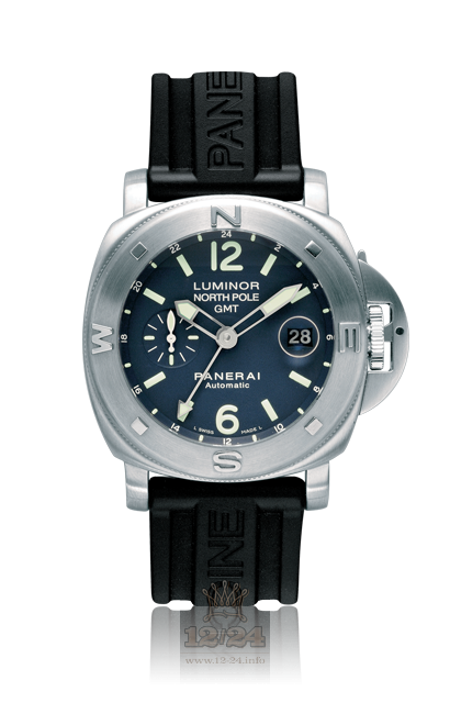 Panerai 2006 Watch PAM00252 44 mm Stainless steel Case Dark blue Dial