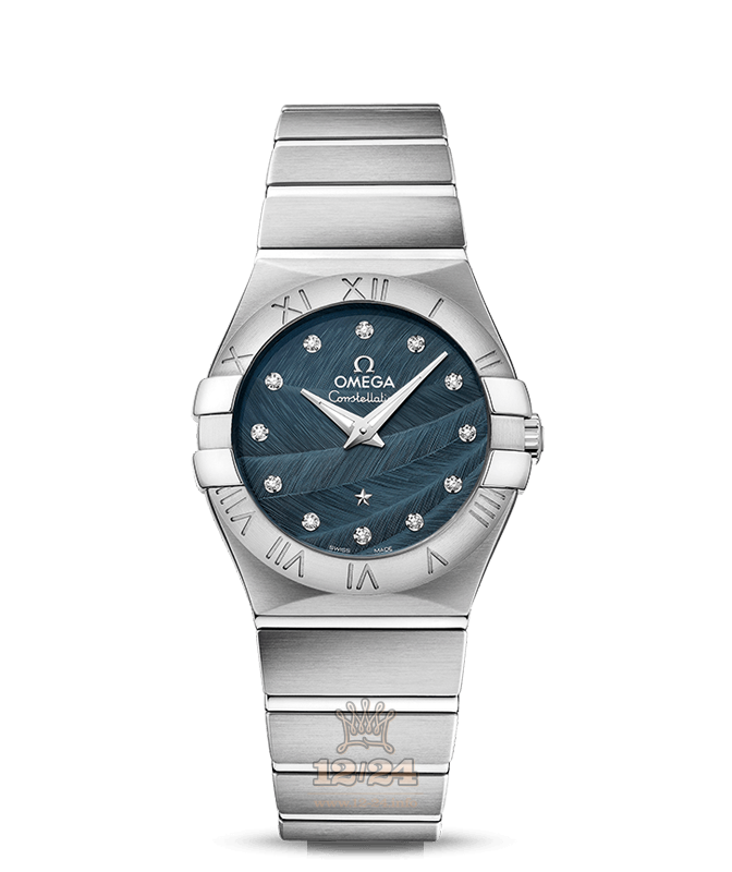 Omega Constellation Watch 123.10.27.60.53.001 27 mm Stainless steel Case Dark blue Dial