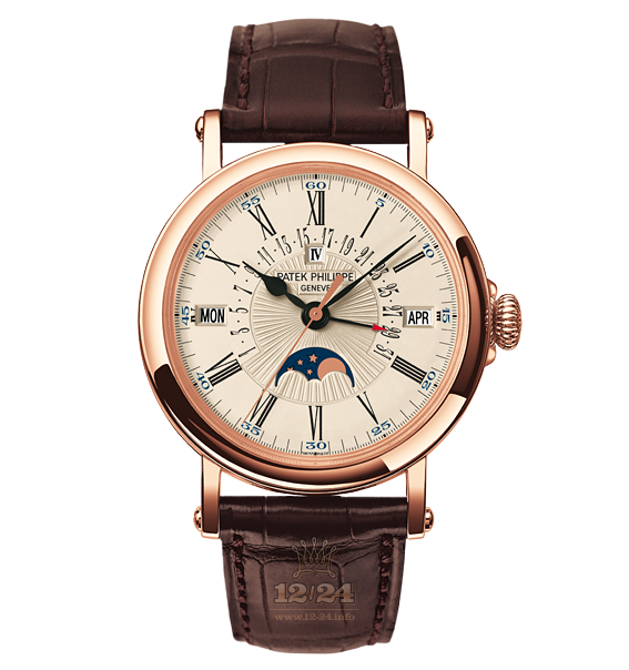Patek Philippe Grand Complications Watch 5159R-001 38 mm Pink gold Case White Dial