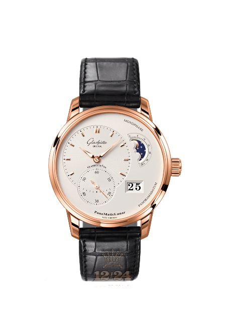 Glashutte Pano Watch 1-90-02-45-35-05 40 mm Red gold Case White Dial