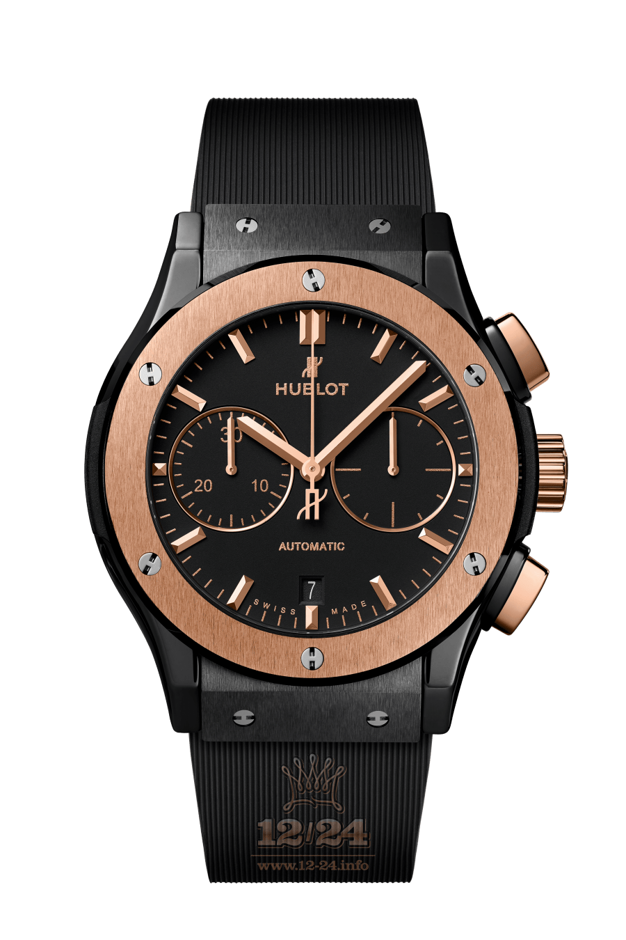 Hublot Classic Fusion Watch 521.CO.1181.RX 45 mm Pink gold Ceramics Case Black Dial