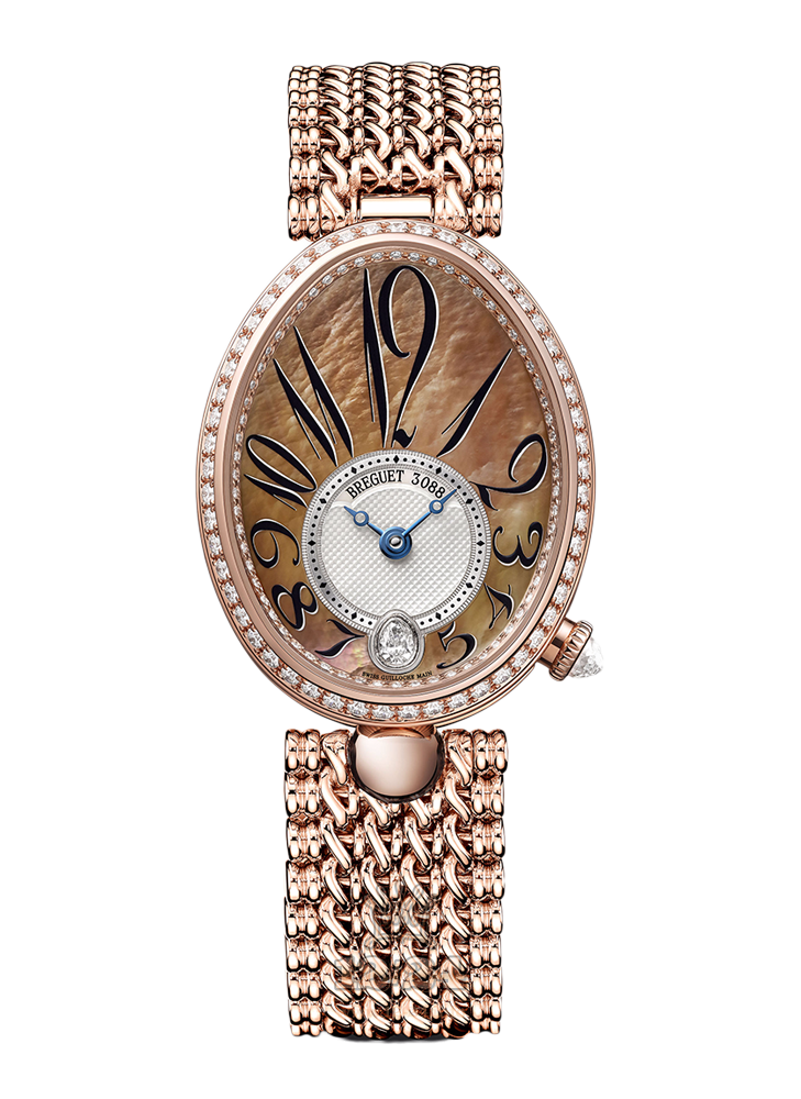 Breguet Reine de Naples Watch 8918BR/5T/J20 D000 36 mm Pink gold Case White Golden Dial