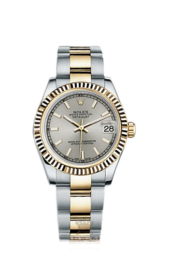 Rolex Lady-Datejust Watch 178273-0011 31 mm Steel / Yellow gold Case Silver Dial