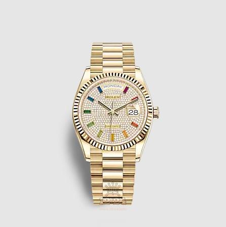 Rolex Day-Date Watch 128238-0051 36 mm Yellow gold Case