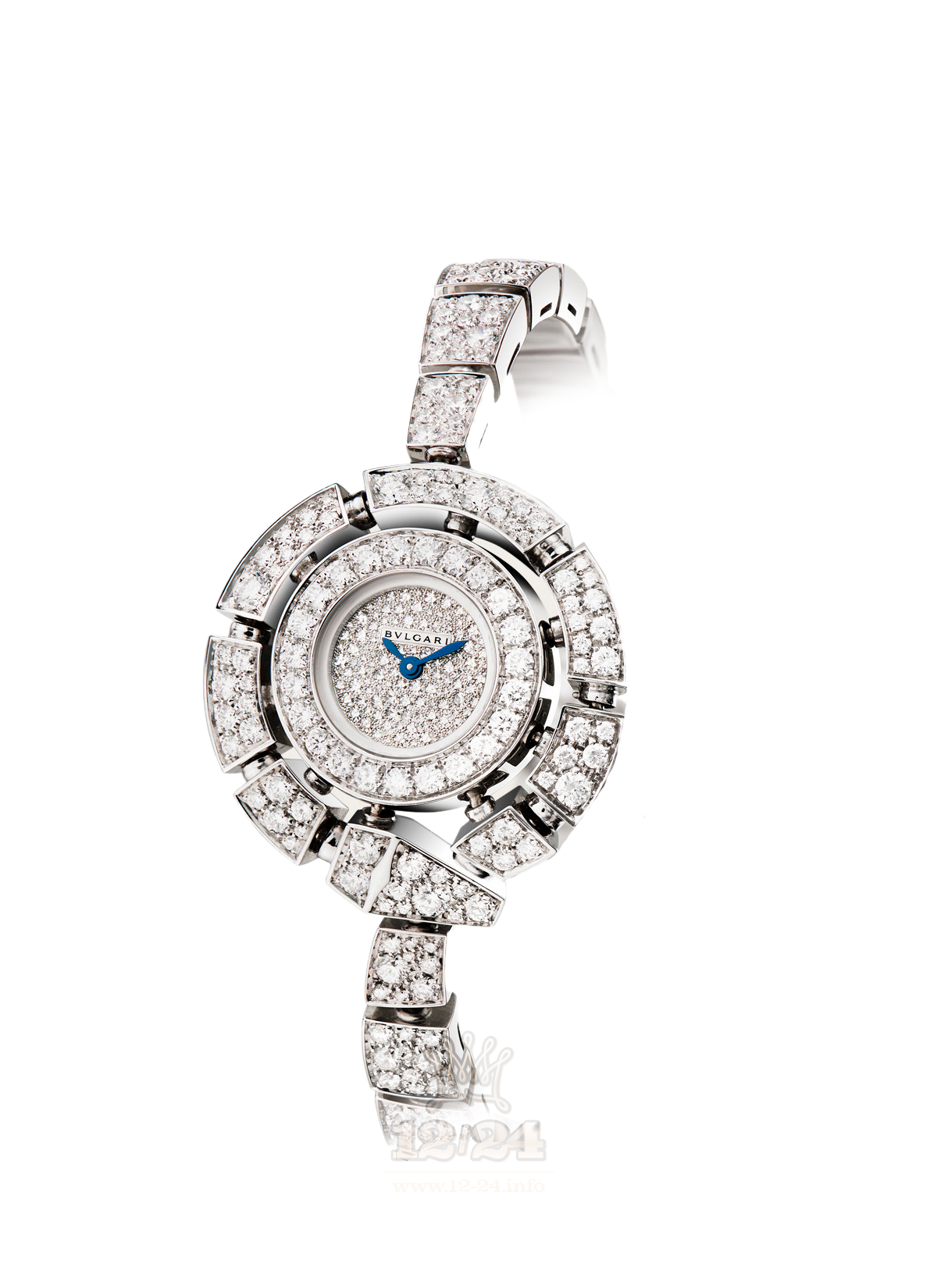 Bvlgari Serpenti Watch 102535 SPW30D2CGD2C 30 mm White gold Case Silver Dial