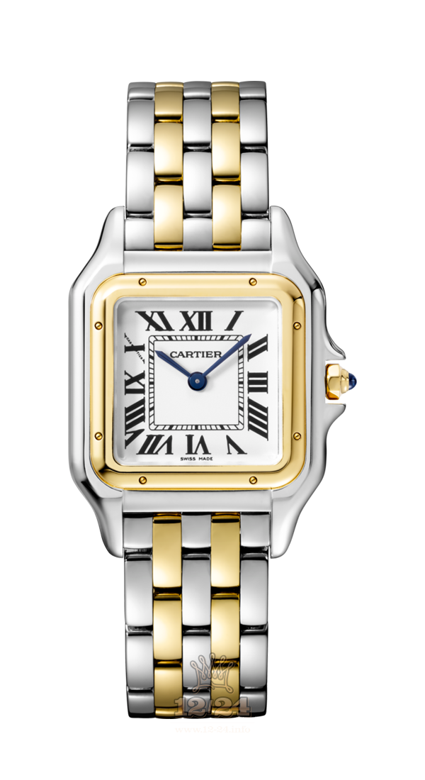 Cartier Panthere de Cartier Watch W2PN0007 27 mm Steel / Yellow gold Case White Dial