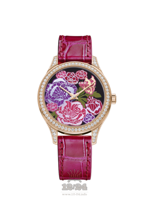 Chopard L.U.C Watch 131944-5004 35 mm Pink gold Case Painted Dial