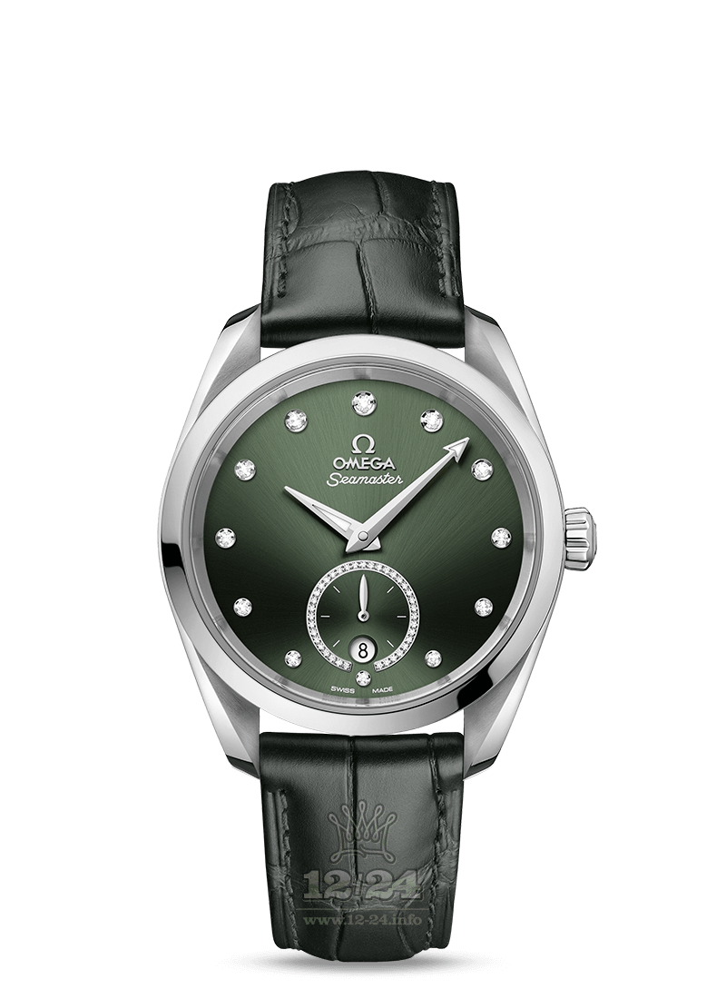 Omega Seamaster Watch 220.13.38.20.60.001 38 mm Stainless steel Case Green Dial