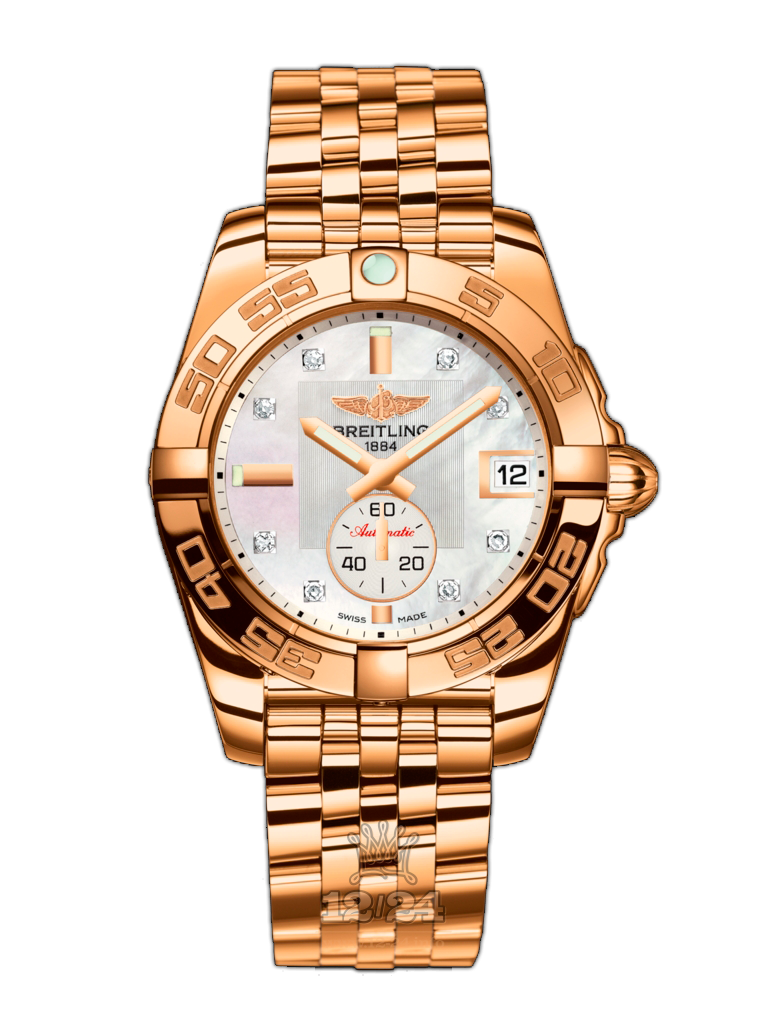 Breitling Galactic Watch H3733012/A725/376H 36 mm Pink gold Case White Dial