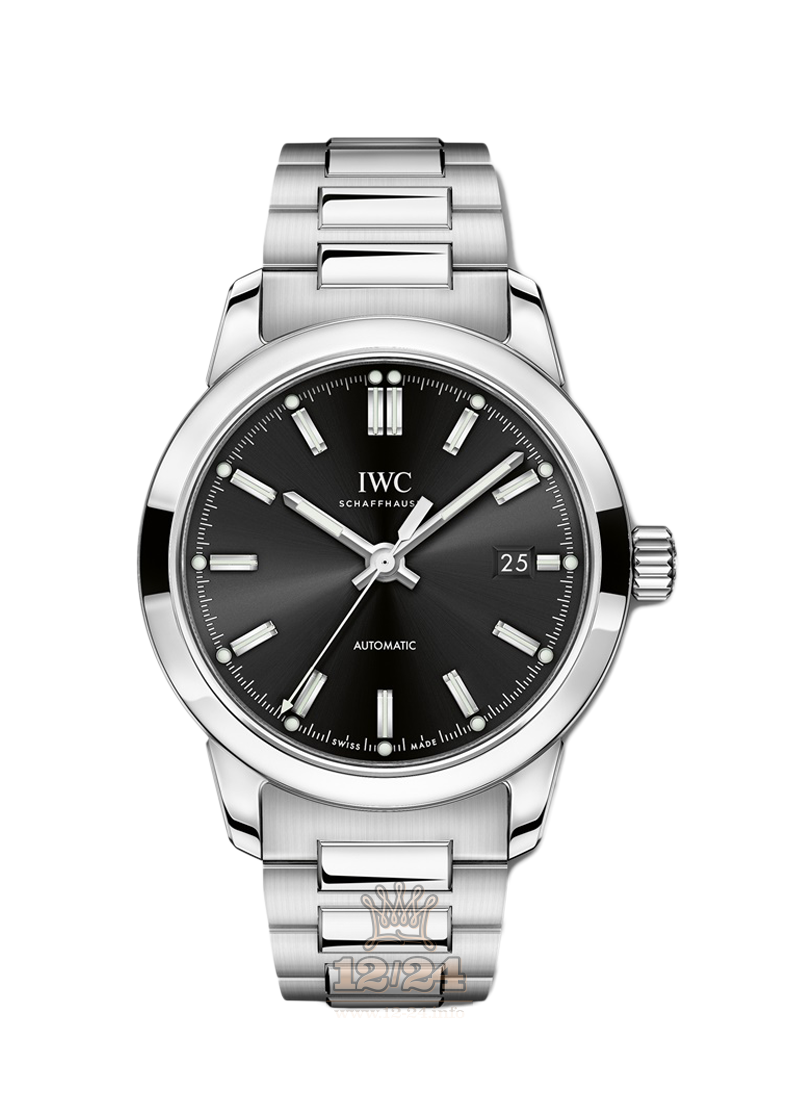 IWC Ingenieur Watch IW357002 40 mm Stainless steel Case Black Dial