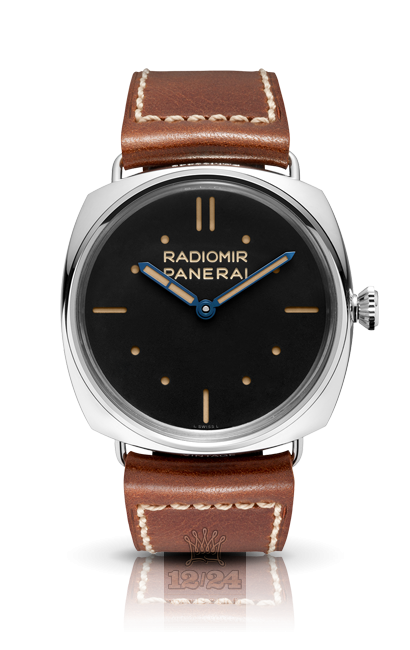 Panerai 2012 Watch PAM00449 47 mm Stainless steel Case Black Dial