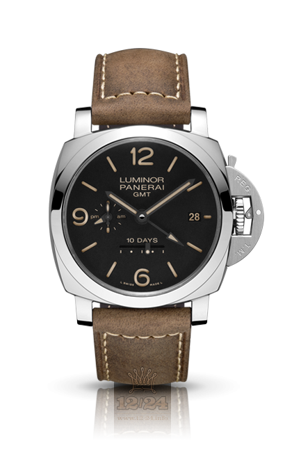 Panerai Luminor 1950 Watch PAM00533 44 mm Stainless steel Case Black Dial