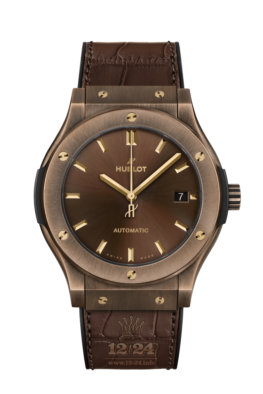 Hublot Classic Fusion Watch 511.BZ.3480.LR.ECU21 45 mm Bronze Case Brown (chocolate) Dial