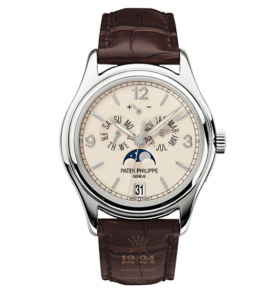 Patek Philippe Complications Watch 5146G-001 39 mm White gold Case Beige Dial