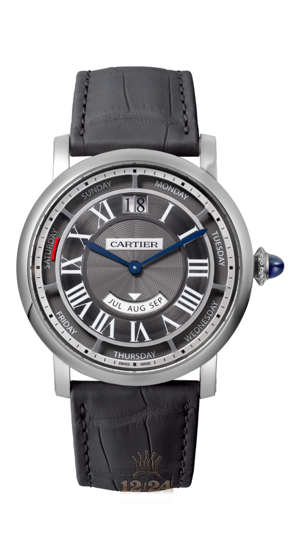 Cartier Rotonde de Cartier Watch WHRO0003 40 mm White gold Case Gray Dial