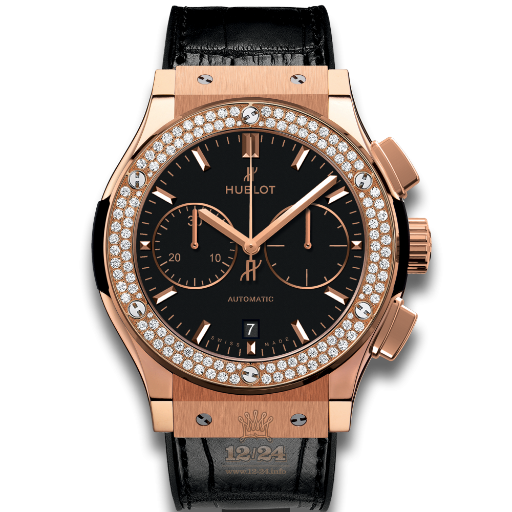 Hublot Classic Fusion Watch 521.OX.1181.LR.1104 45 mm Red gold Case Black Dial