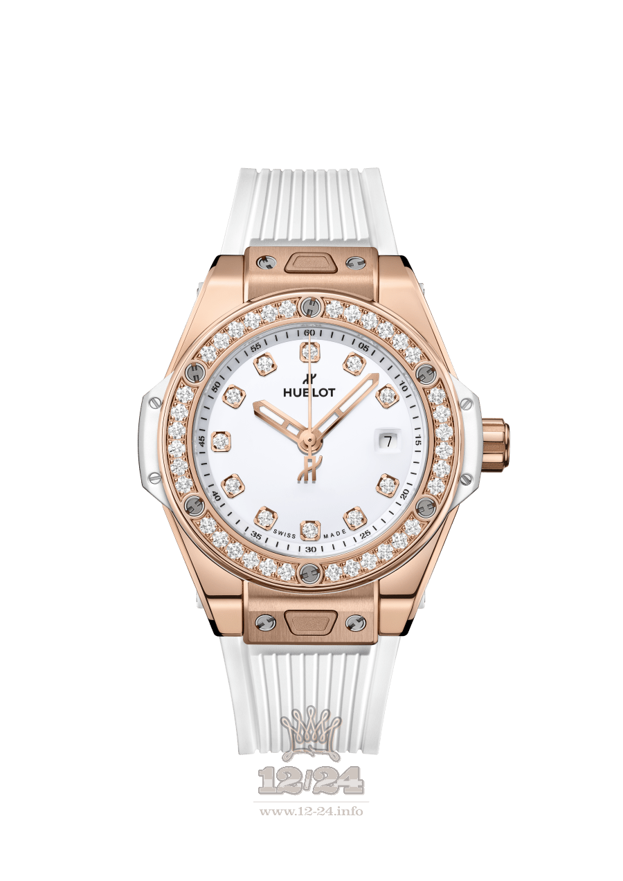 Hublot Big Bang Watch 485.OE.2210.RW.1204 33 mm Pink gold Case White Dial