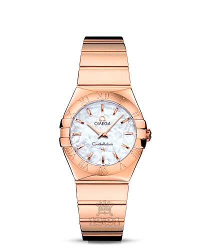 Omega Constellation Watch 123.50.27.60.05.003 27 mm Pink gold Case White Dial