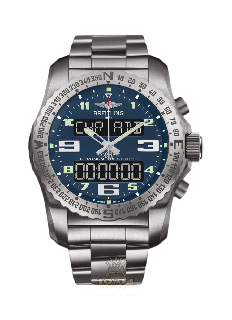 Breitling Professional Watch EB501019|C904|176E 46 mm Titanium Case Dark blue Dial