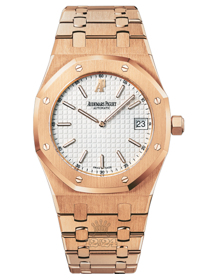 Audemars Piguet Royal Oak Watch 15202OR.OO.0944OR.01 39 mm Pink gold Case White Dial