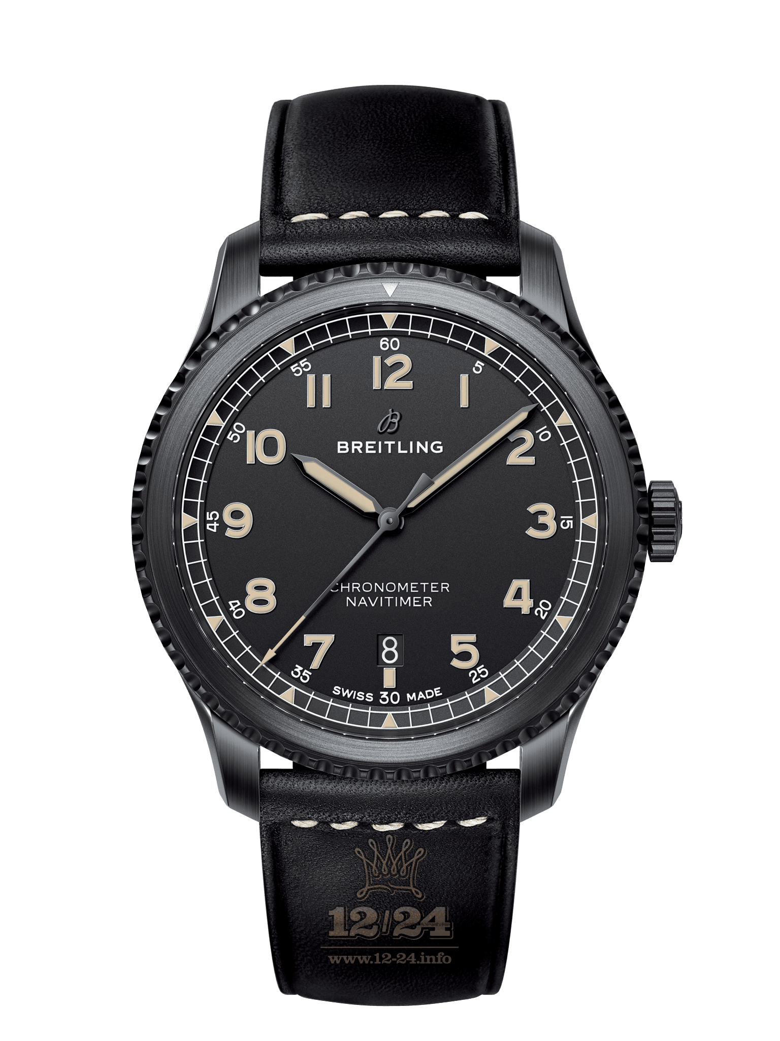 Breitling Navitimer Watch M17314101B1X1 41 mm Stainless steel Case Black Dial