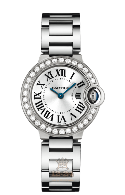 Cartier Ballon Bleu de Cartier Watch WE9003Z3 28 mm White gold Case Silver Dial