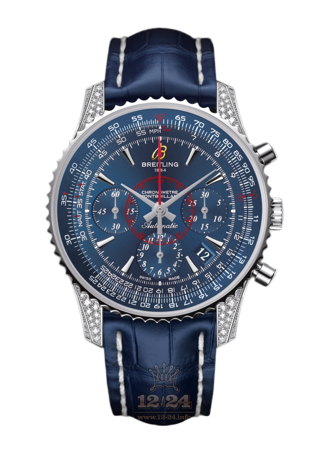 Breitling Montbrillant Watch AB013067|C894|718P|A18BA.1 40 mm Stainless steel Case Dark blue Dial