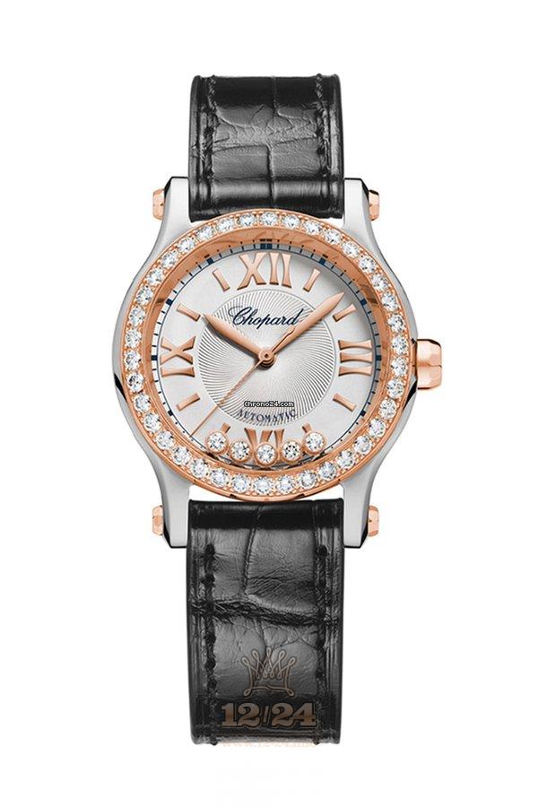 Chopard Imperiale Watch 278573-6015 30 mm Stainless steel Pink gold Case Silver Dial
